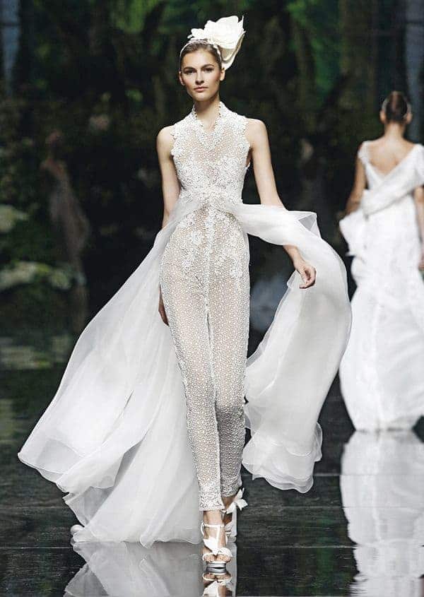 wedding dress lace jumpsuit