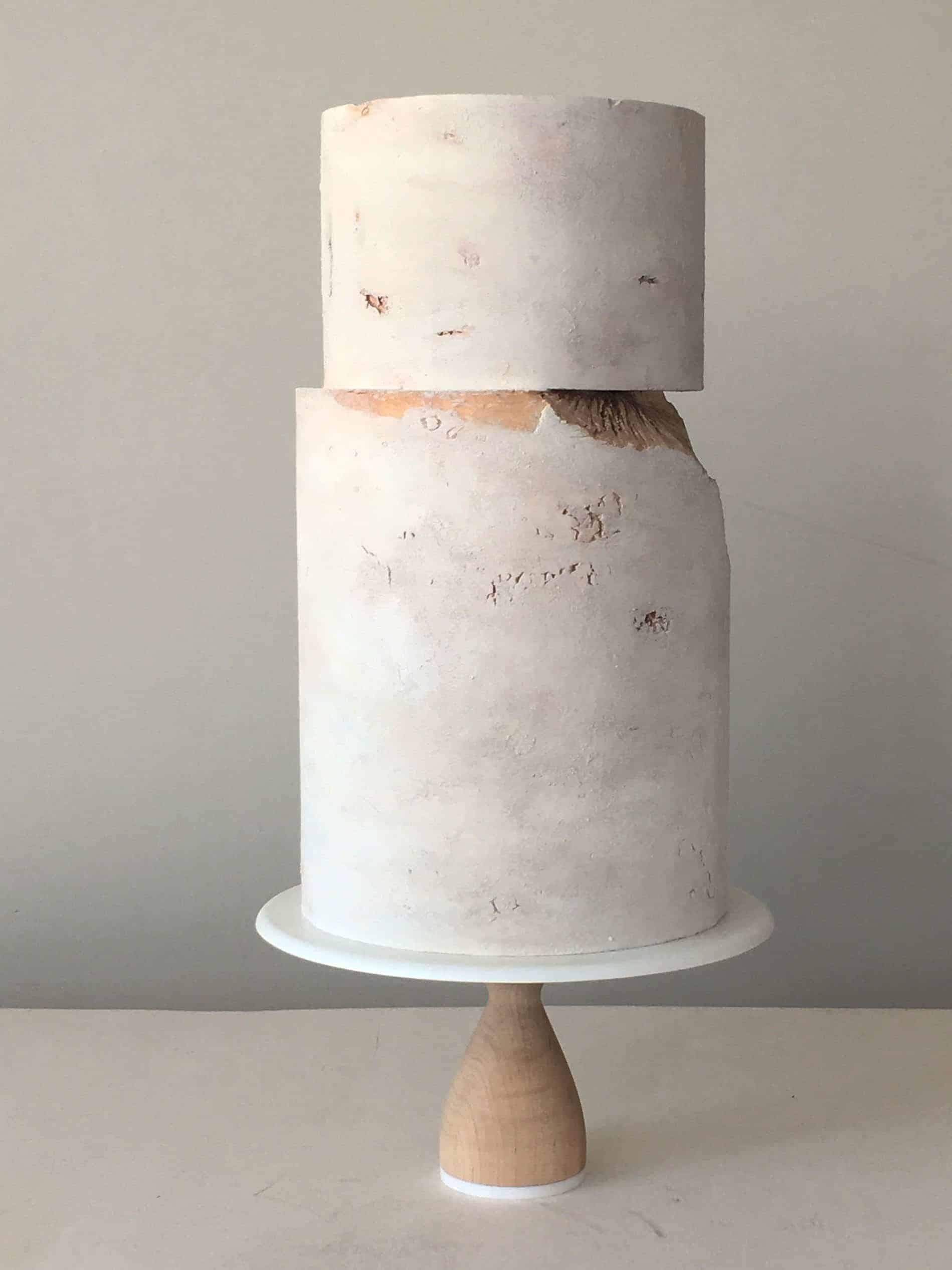 wedding cake like concrete texture