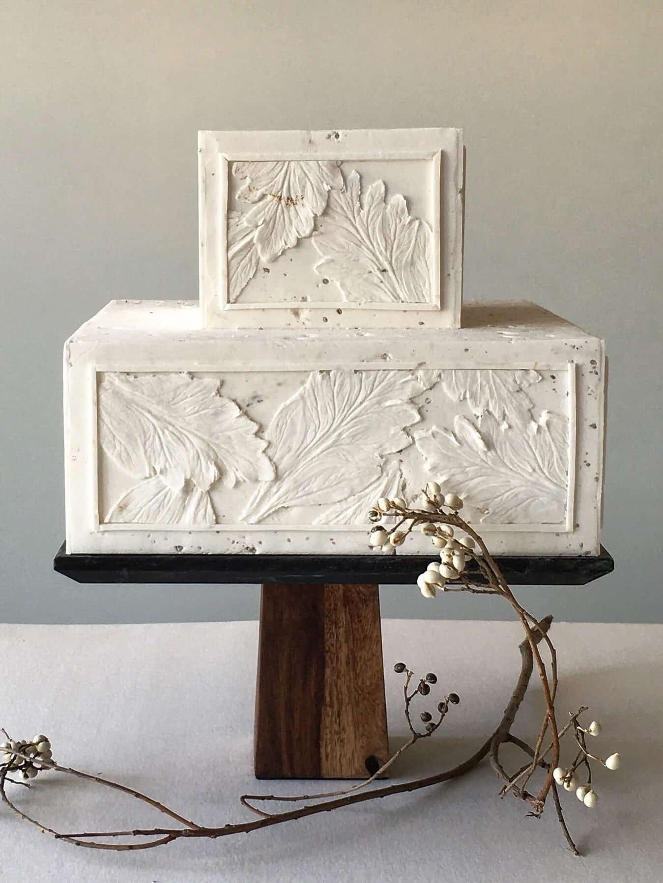 wedding cake like concrete texture