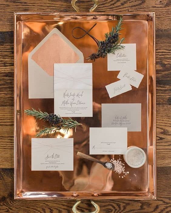 wedding-invitations-2017-4 rose gold wedding invitation