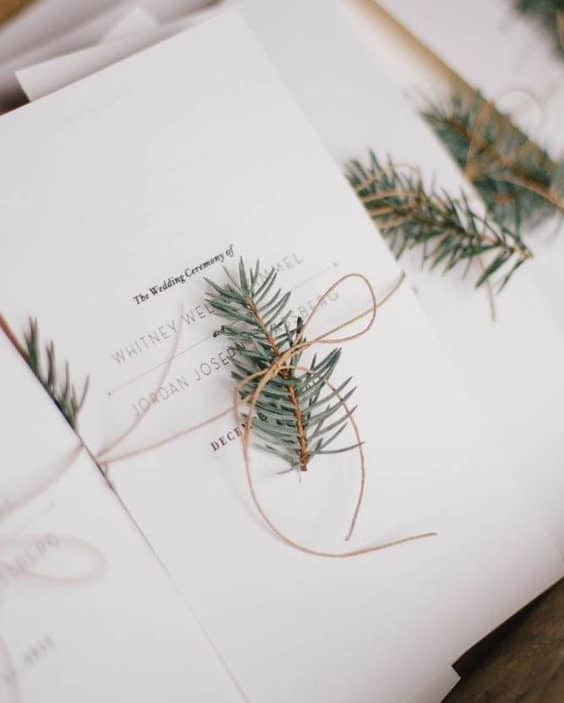 wedding-invitations-2017-6 γαμήλια πρόσκληση με βότανο δεμένο με σχοινάκι