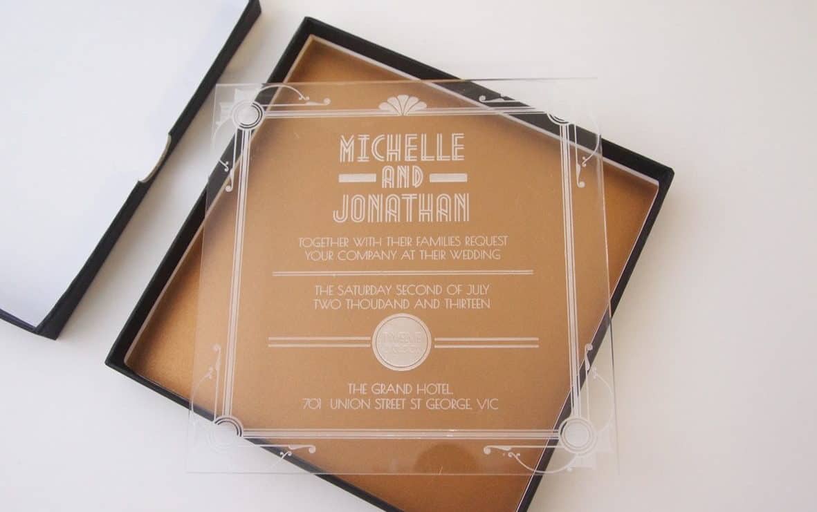 wedding-invitations-2017-8 wedding invitation plexiglass in a box