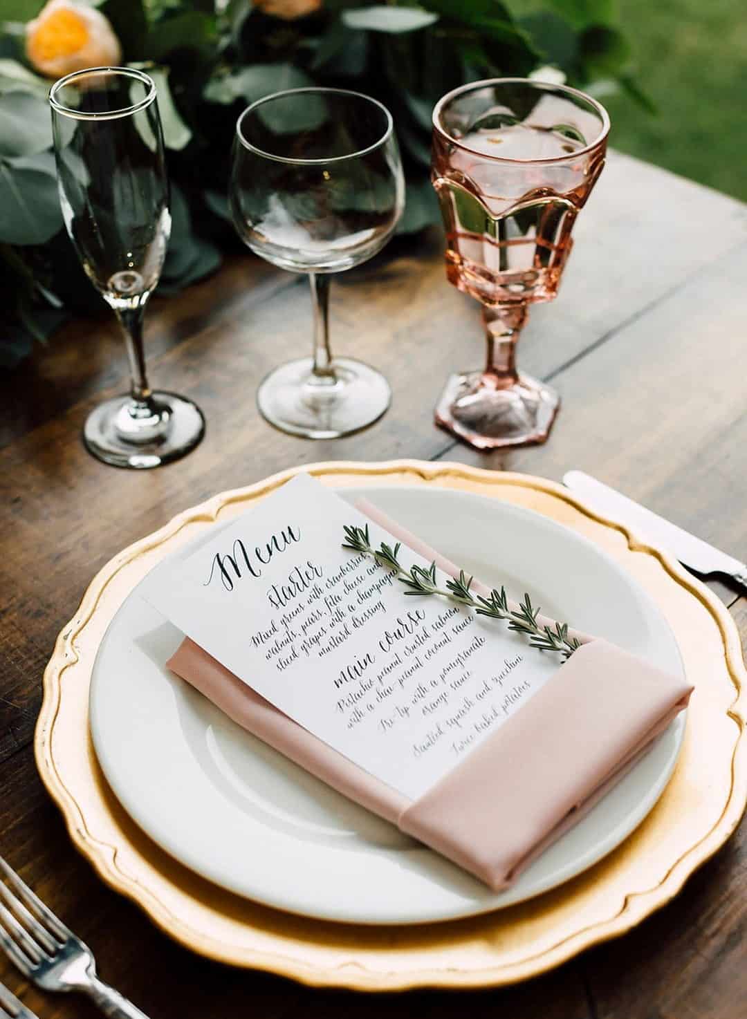 wedding-reception-wedding-catering-8 wedding menu on a plate